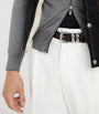 Brunello Cucinelli Leather Woven Belt