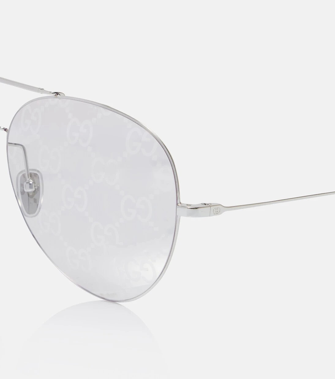 Gucci - Guccissima GG aviator sunglasses