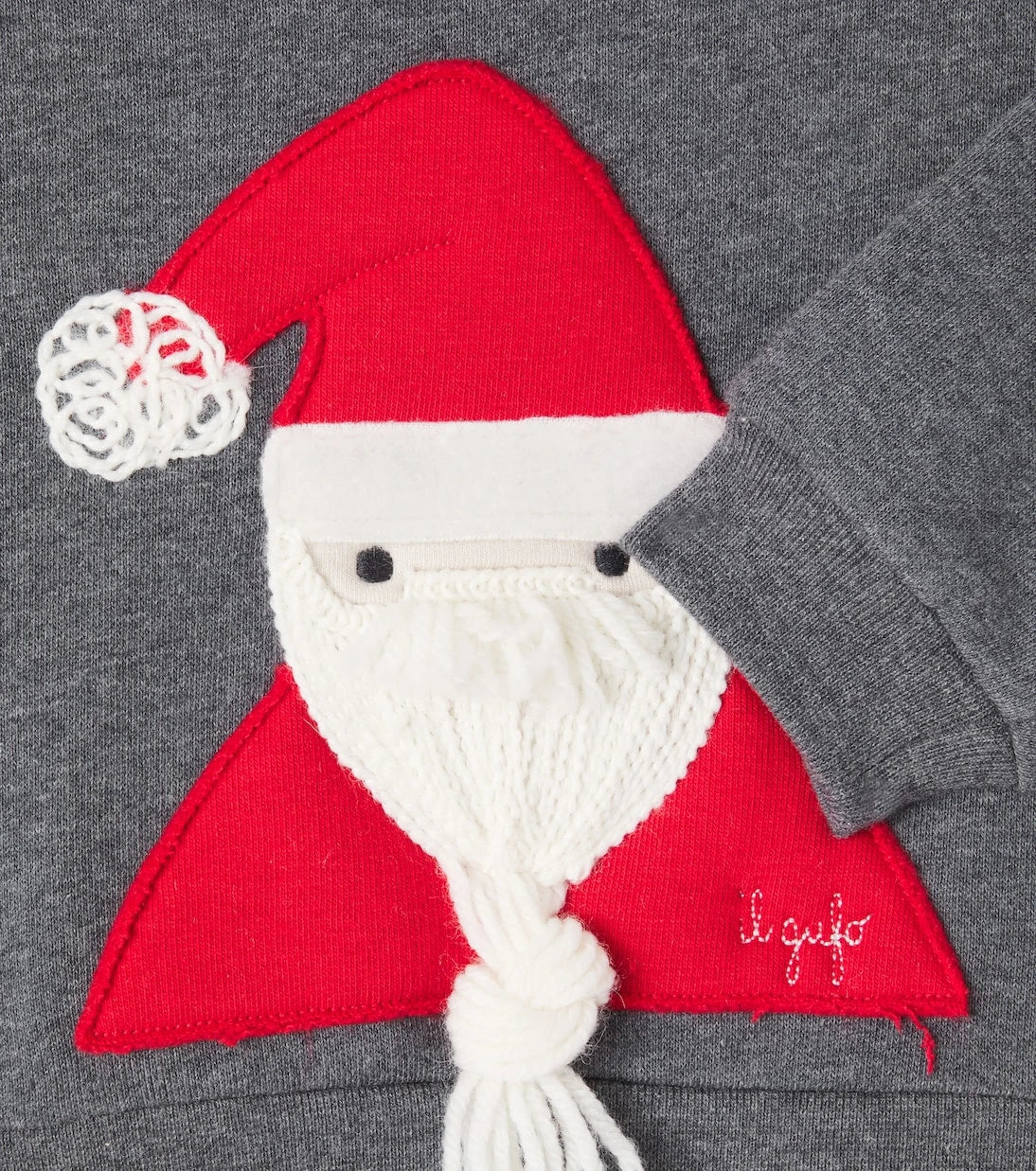 Il Gufo - Baby embroidered cotton sweatshirt