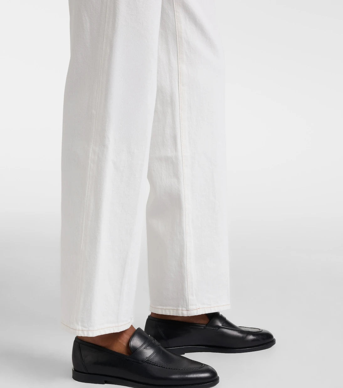 7 For All Mankind - High-rise straight jeans