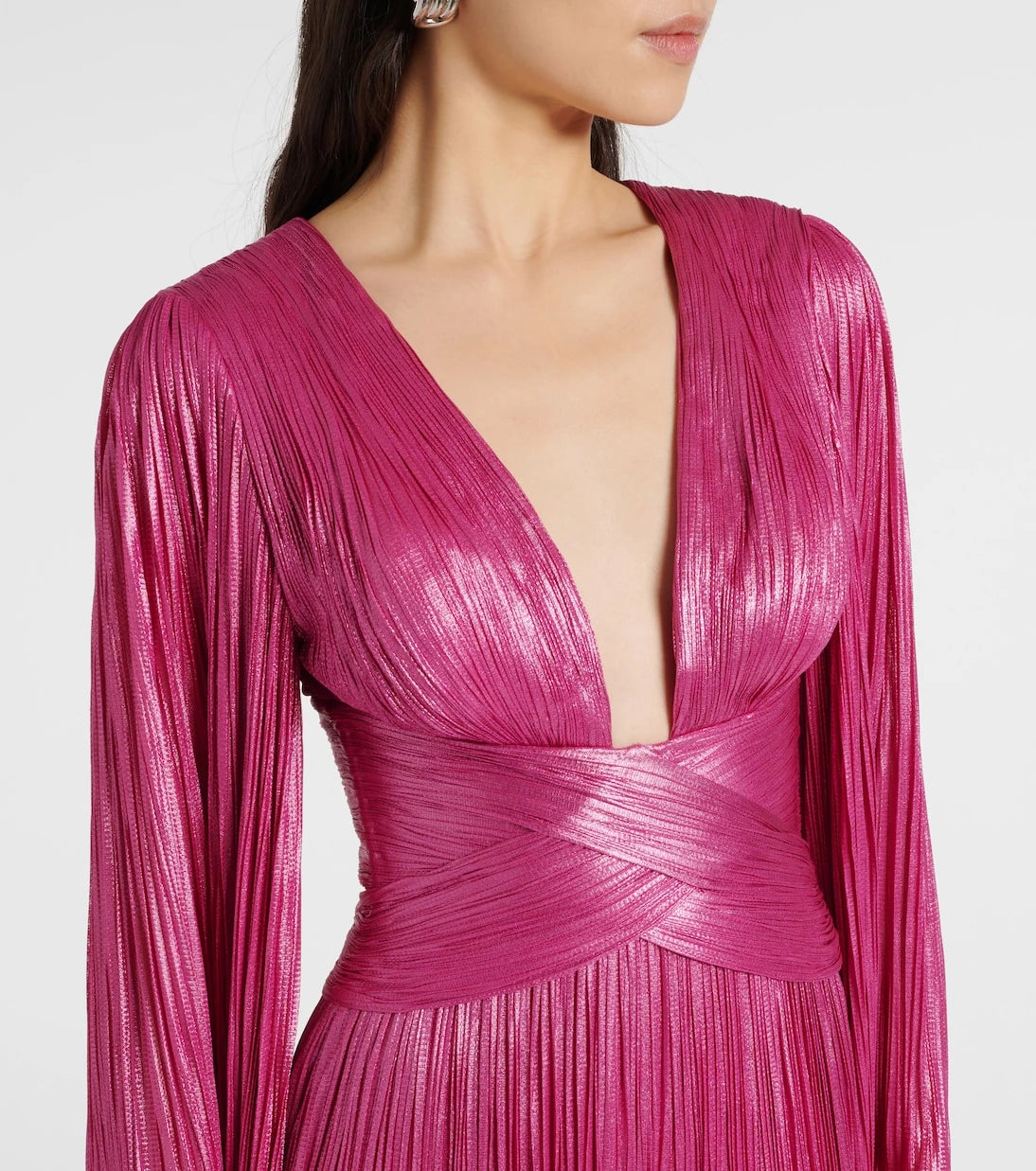 Maria Lucia Hohan - Crystal caped silk gown