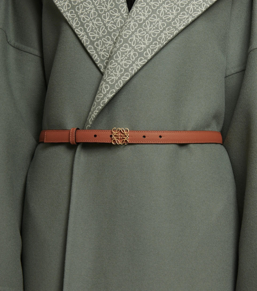 Loewe - Anagram leather belt