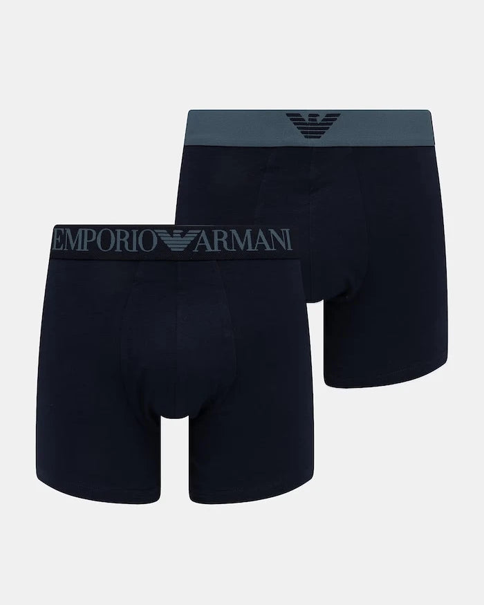 Emporio Armani Underwear erkek boxer pamuk elastan 2’li