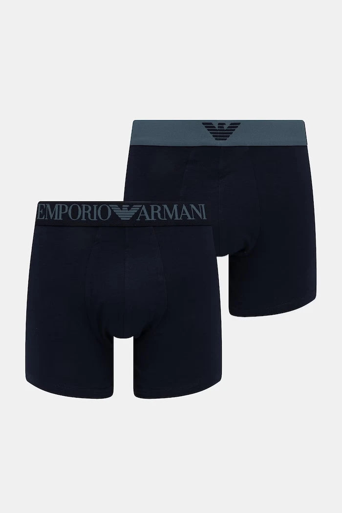 Emporio Armani Underwear erkek boxer pamuk elastan 2’li