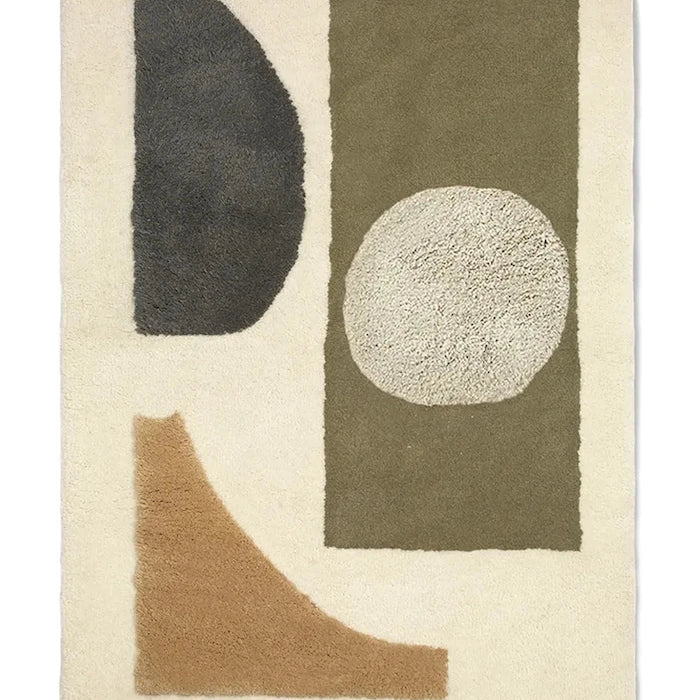 Вълнен килим ferm LIVING Bloco 80 x 120 cm