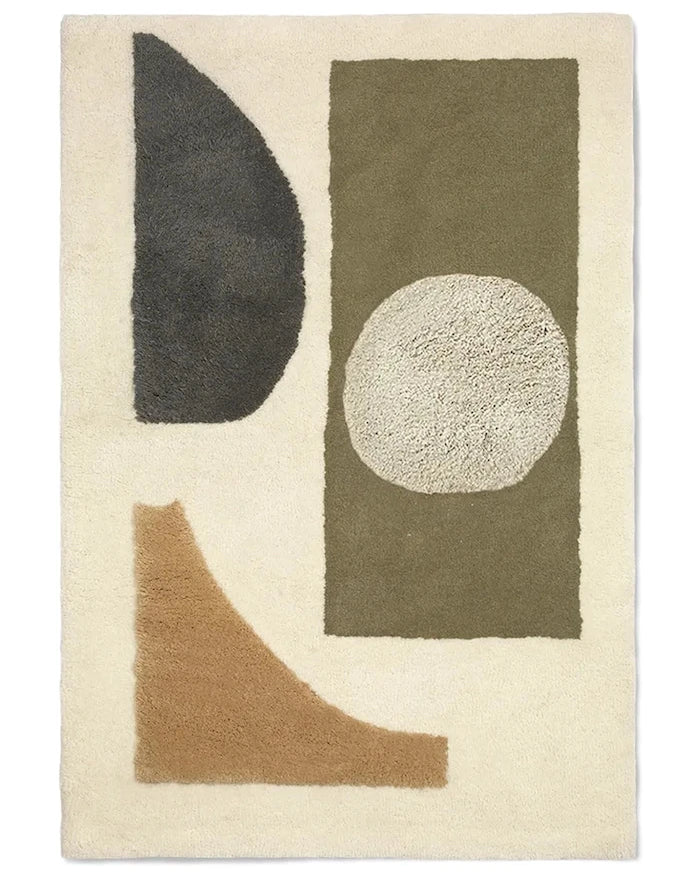 ferm LIVING Bloco Yün Halı 80 x 120 cm