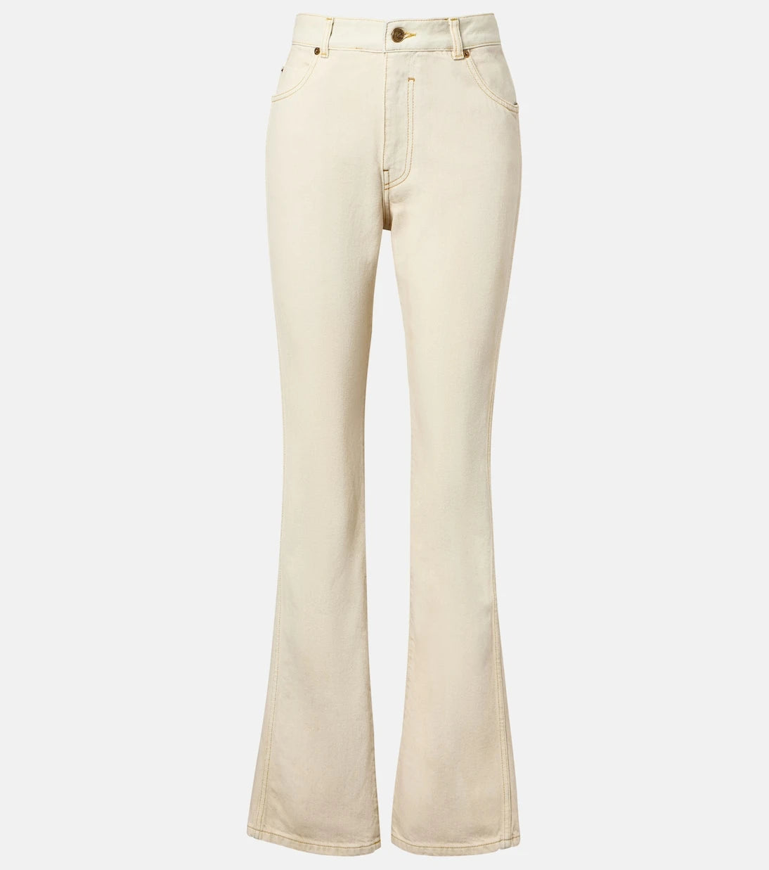 Balmain - Faded bootcut jeans