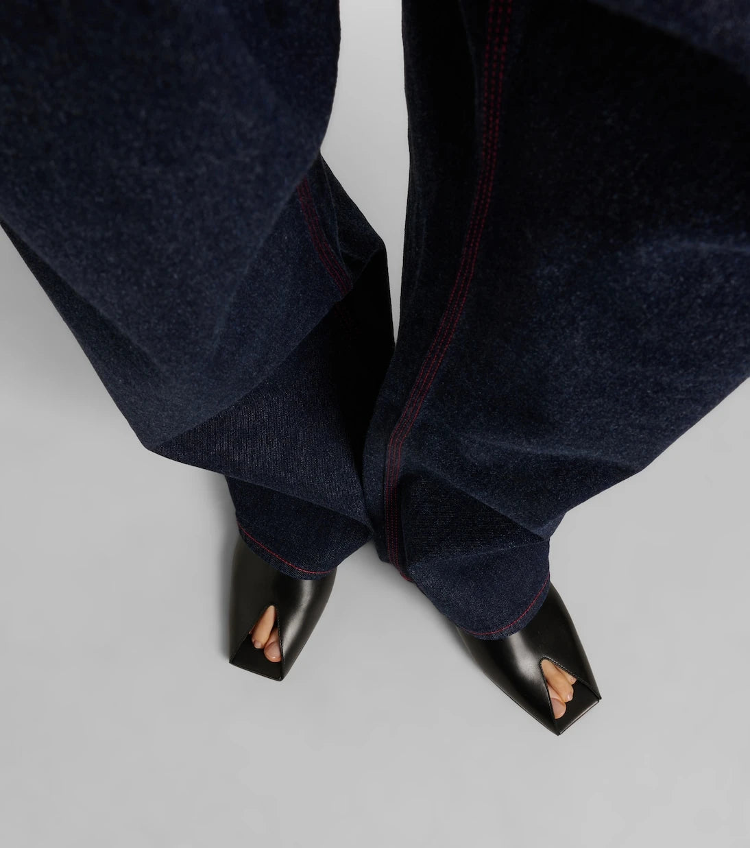Alaïa - Spike leather mules