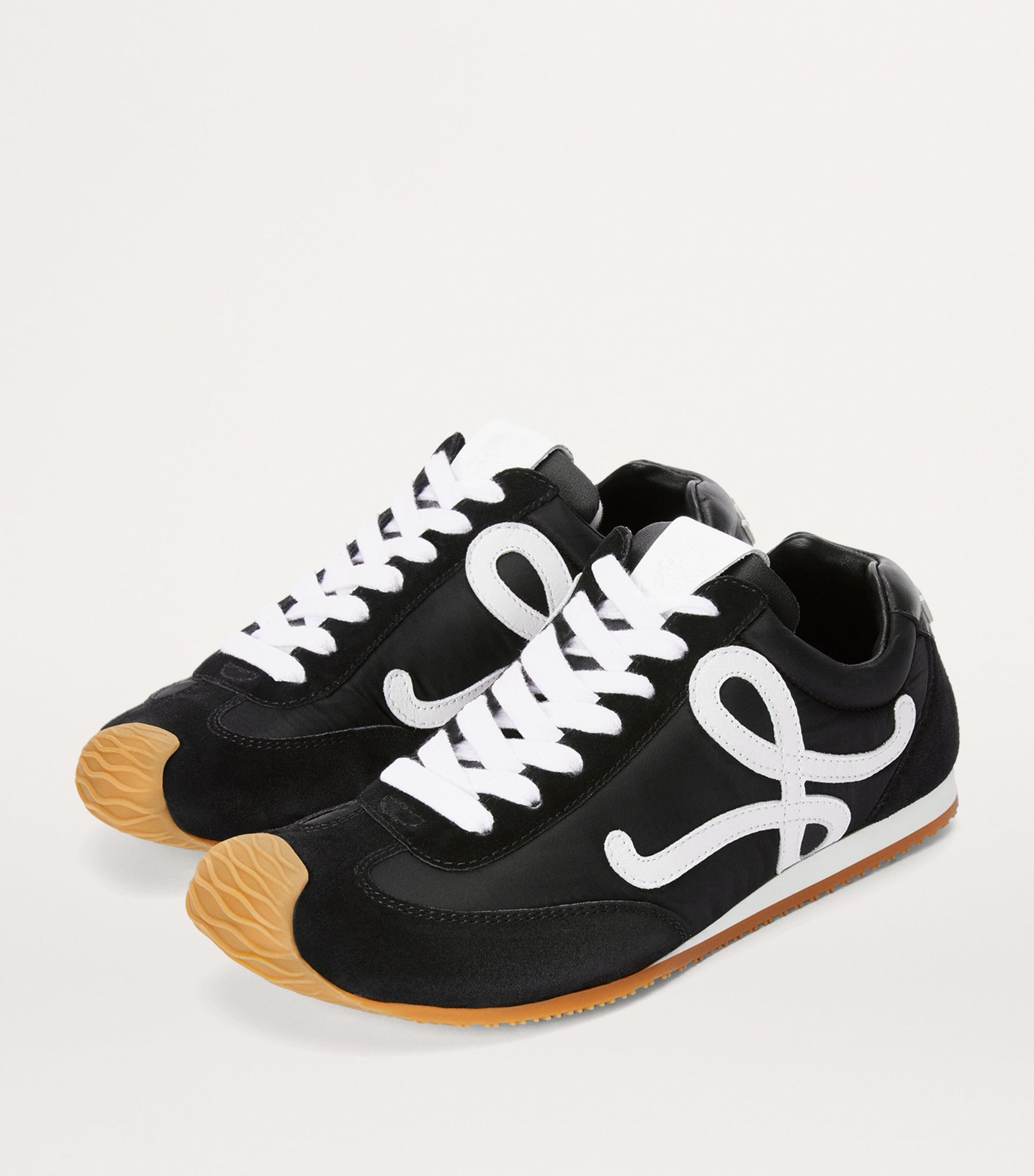 LOEWE Black Leather Ballet Runner 2.0 Sneakers