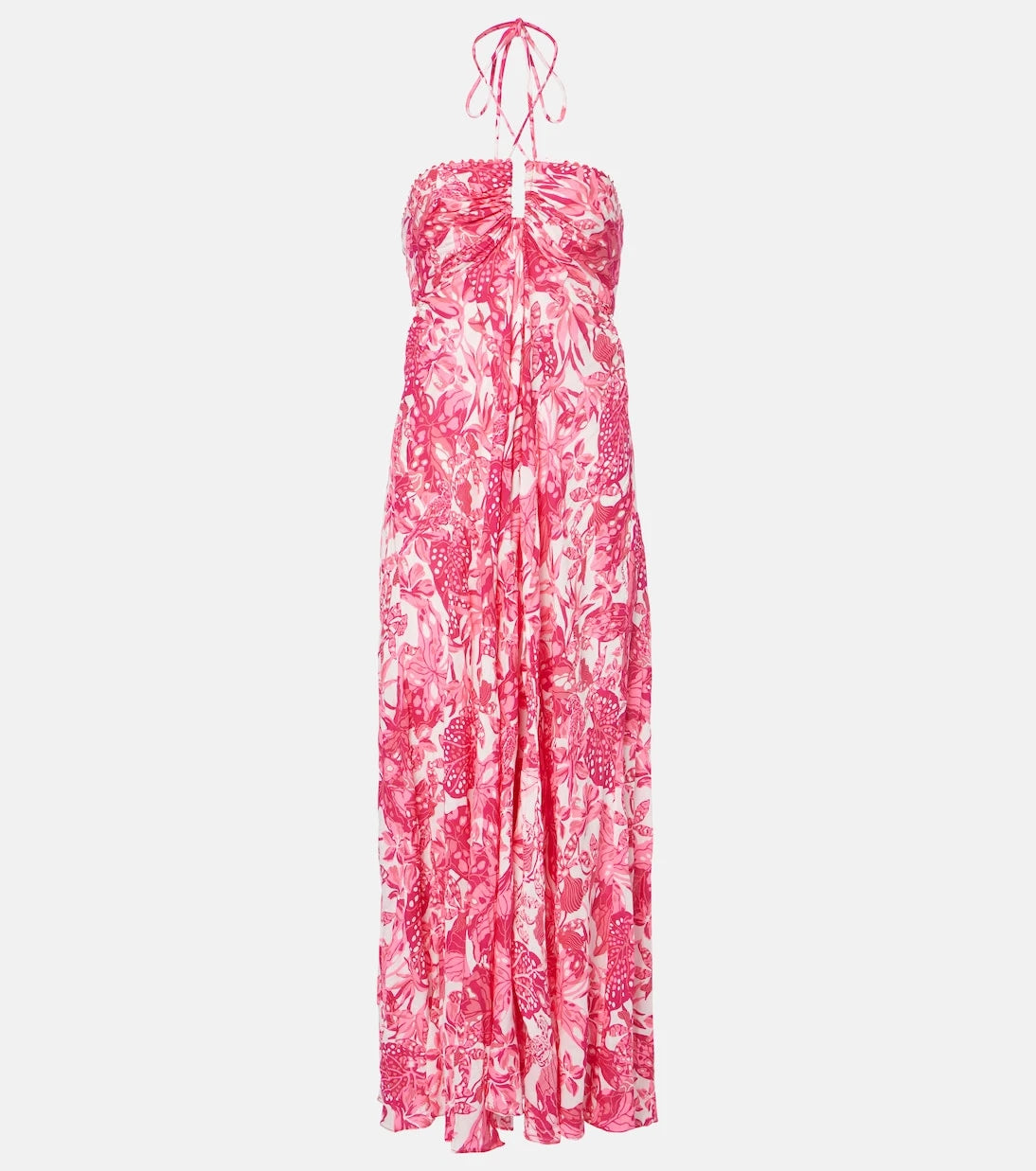Poupette St Barth - Carla printed halterneck maxi dress