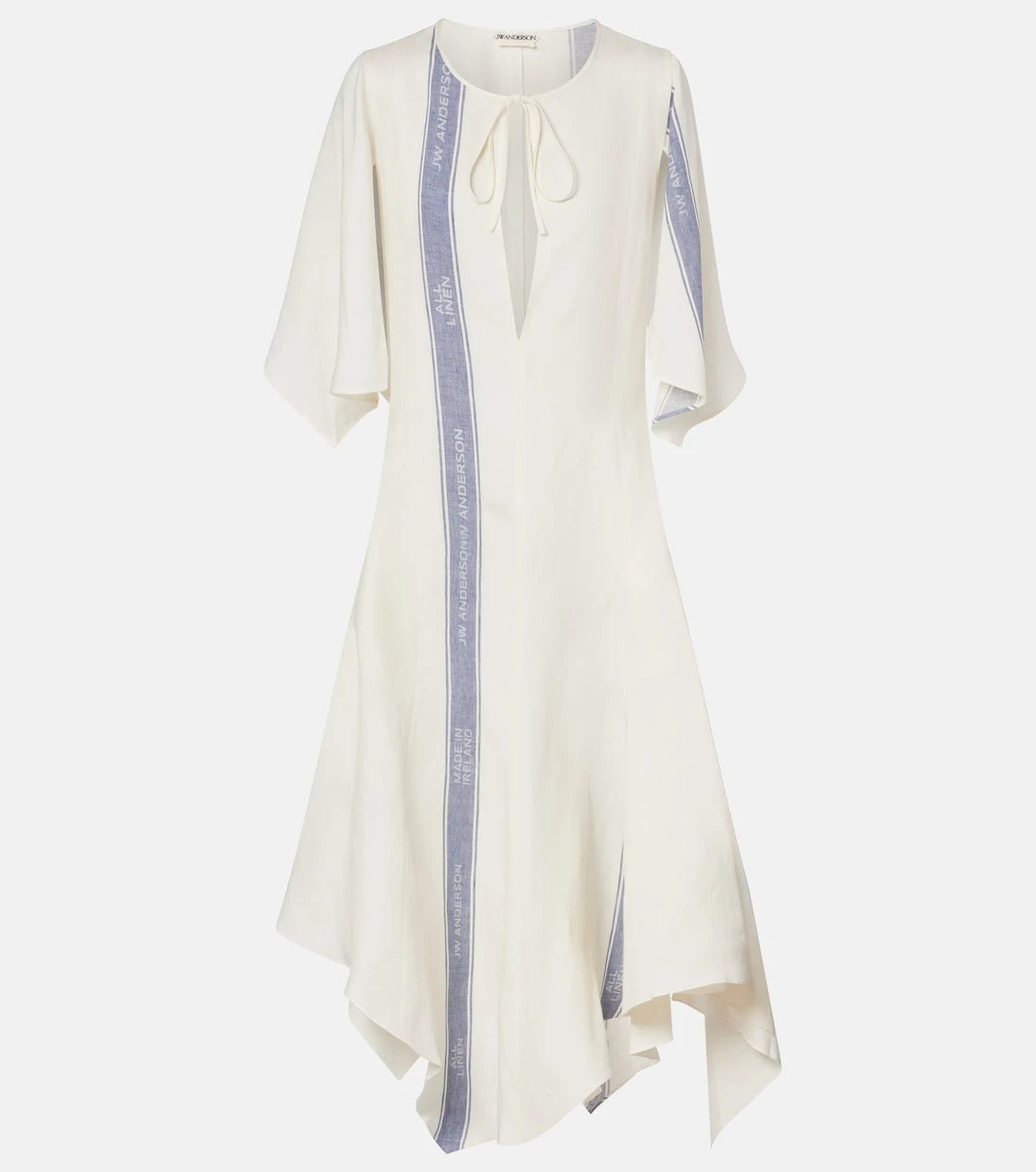 JW Anderson - Asymmetric linen maxi dress