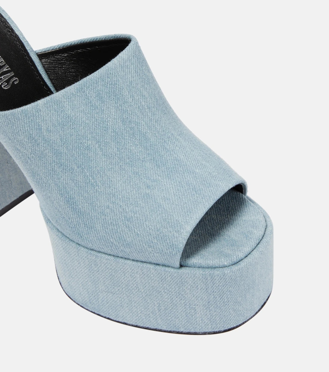 Paris Texas - Sasha denim platform mules