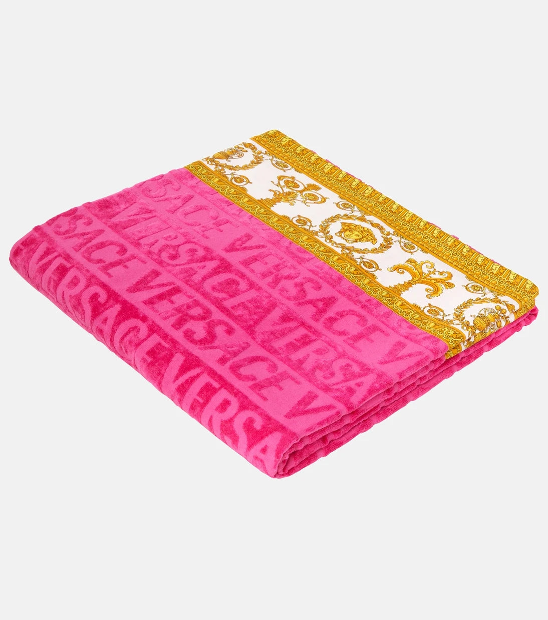 Versace Home - Versace Allover cotton terry beach towel