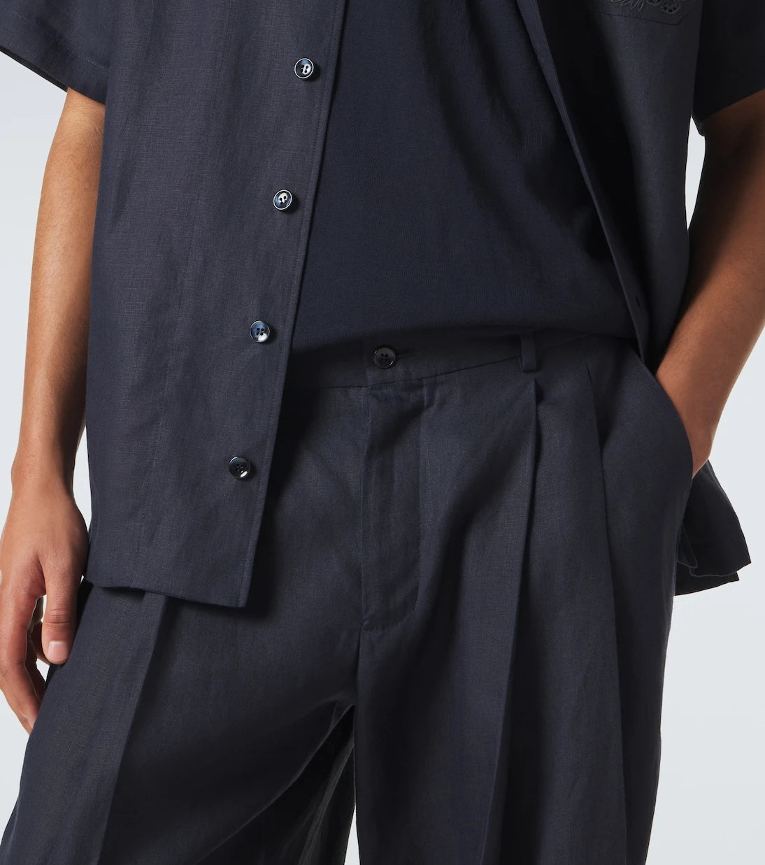 Dolce&Gabbana - Linen tapered pants