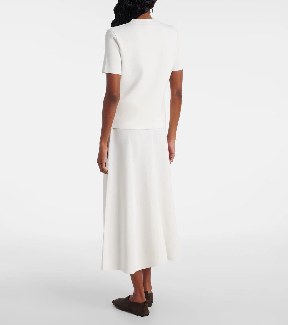 Max Mara - Adelio logo crêpe T-shirt
