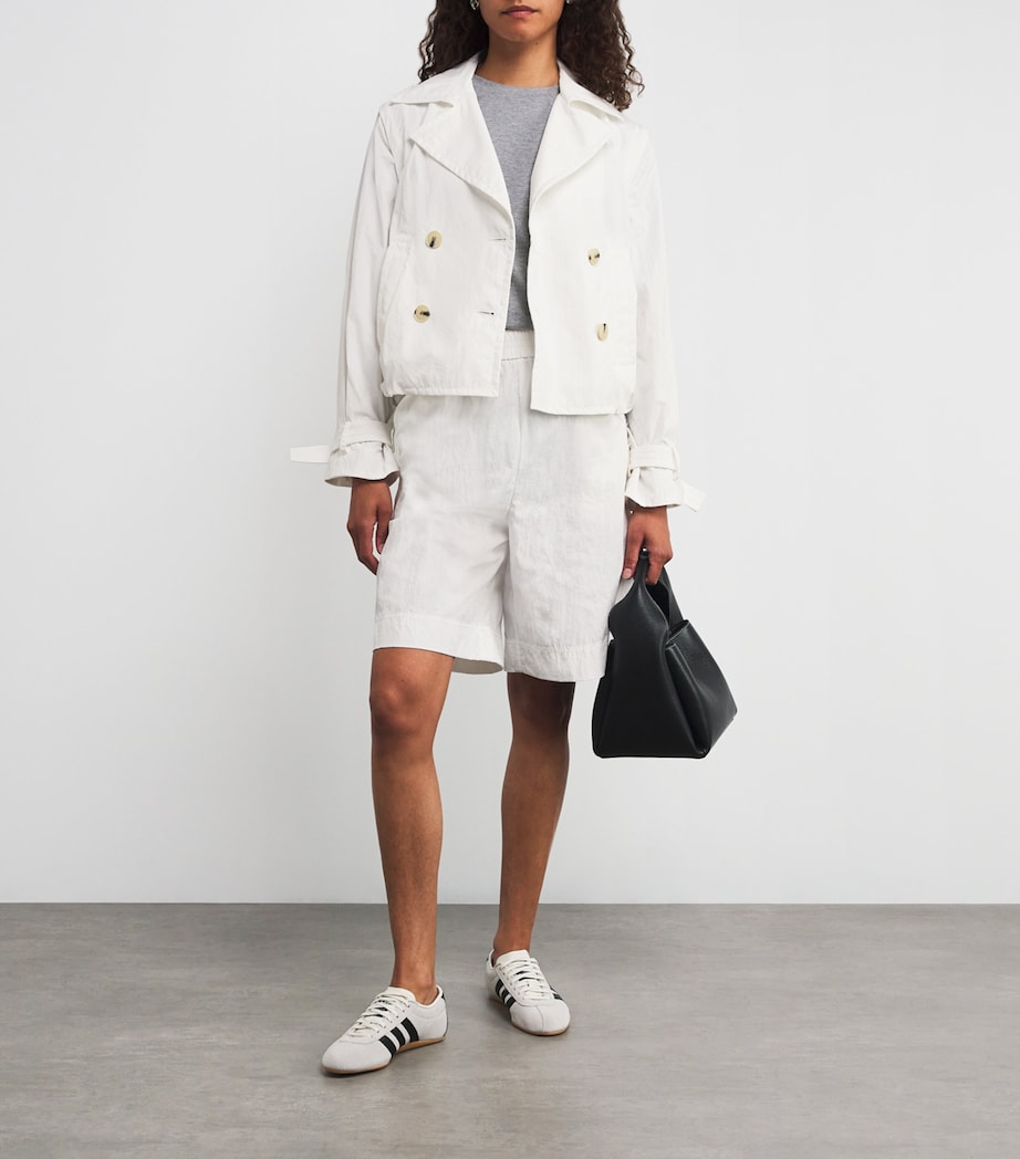 Nylon Hybrid Pea Coat