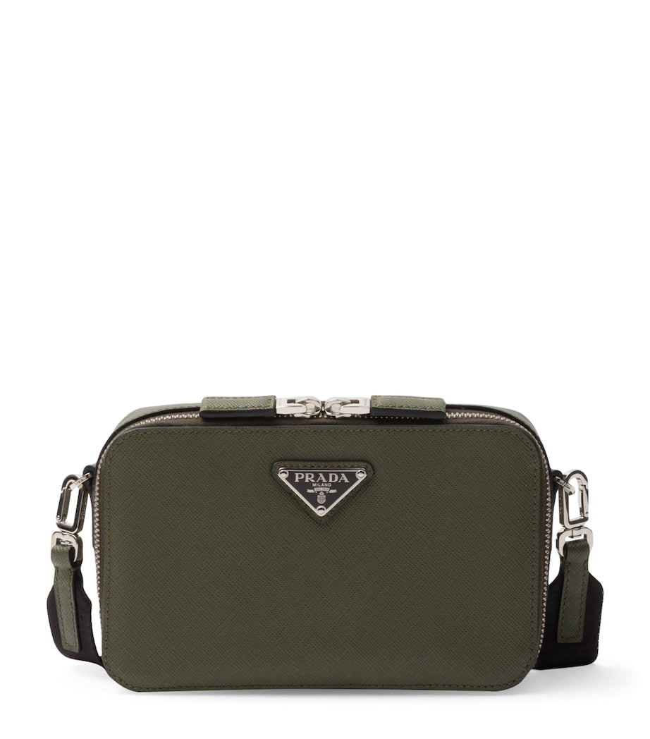 Prada Small Saffiano Leather Brique Cross-Body Bag
