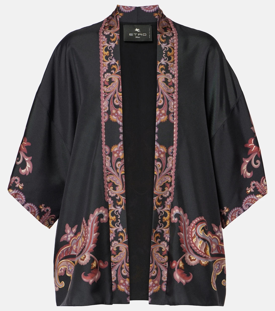 Etro - جاكيت بيزلي حريري