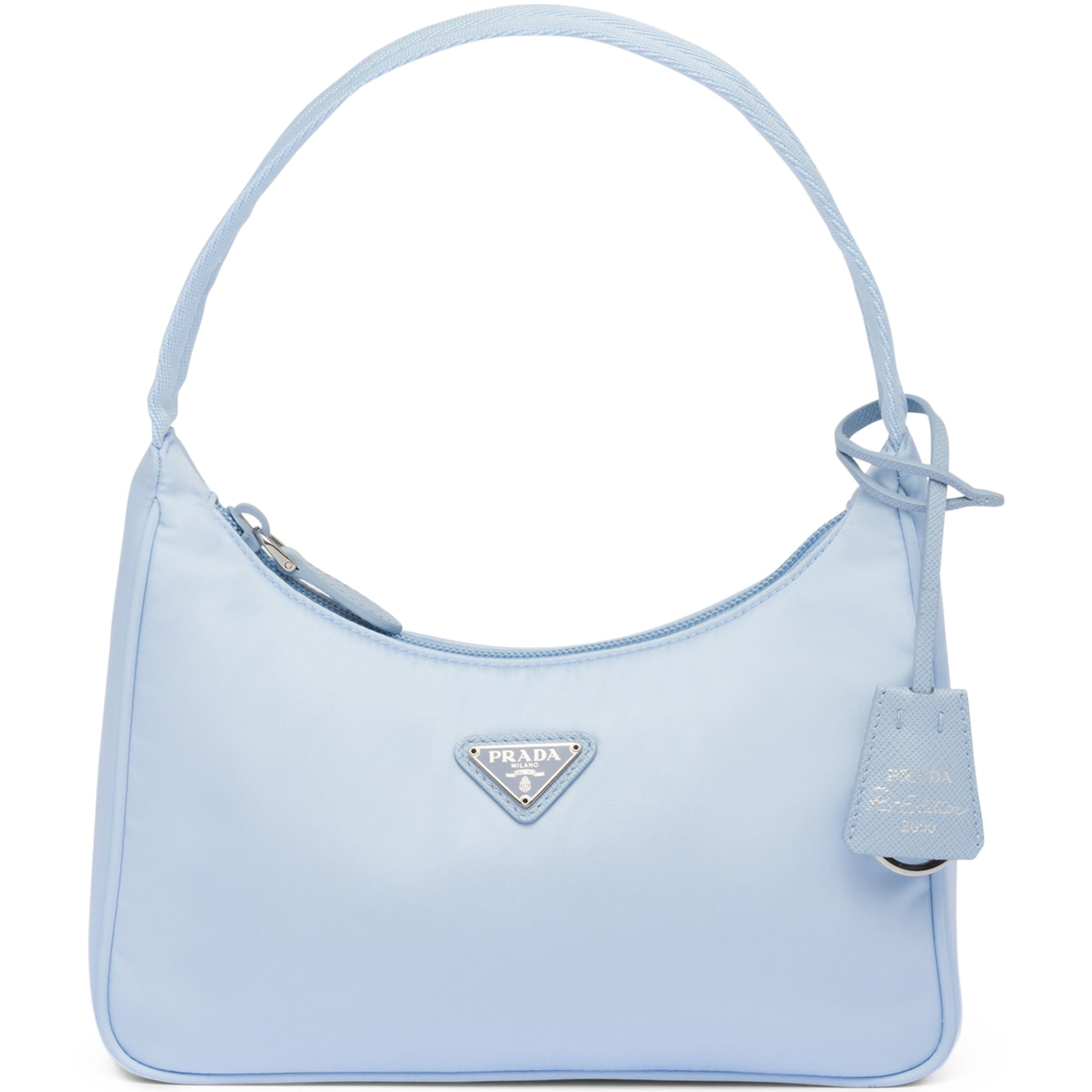 Turquoise Re-Nylon Re-Edition 2000 Shoulder Bag