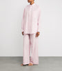 Pink Stretch-Cotton Stripe Pyjama Set