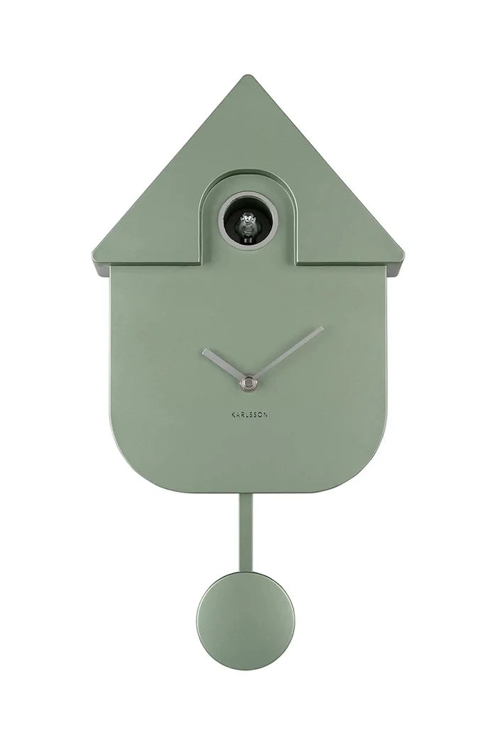 Часовник с кукувичка Karlsson Modern Cuckoo Metallic