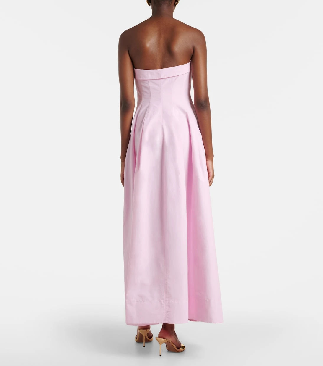 Simkhai - Avril cotton-blend bustier gown