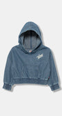 Детски суичър Levi's DENIM HOODIE