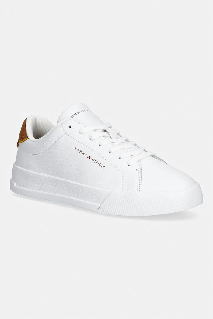 Tommy Hilfiger TH COURT LTH DETAIL Erkek Deri Spor Ayakkabı
