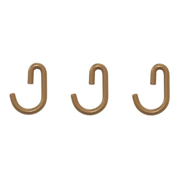 Gassien - Set of 3 Wall Hooks | Brass