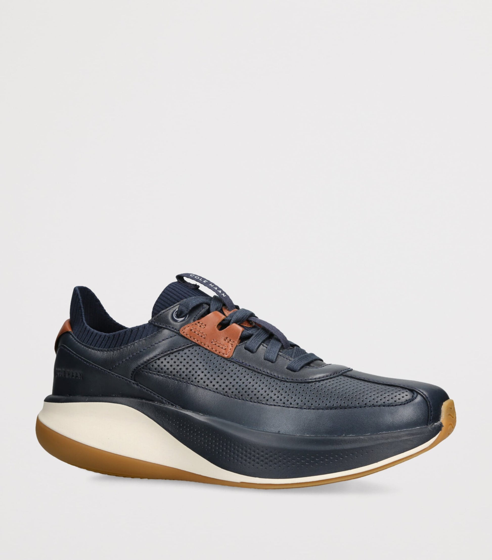Leather GrandPrø All-Day Runner Sneakers NAVY