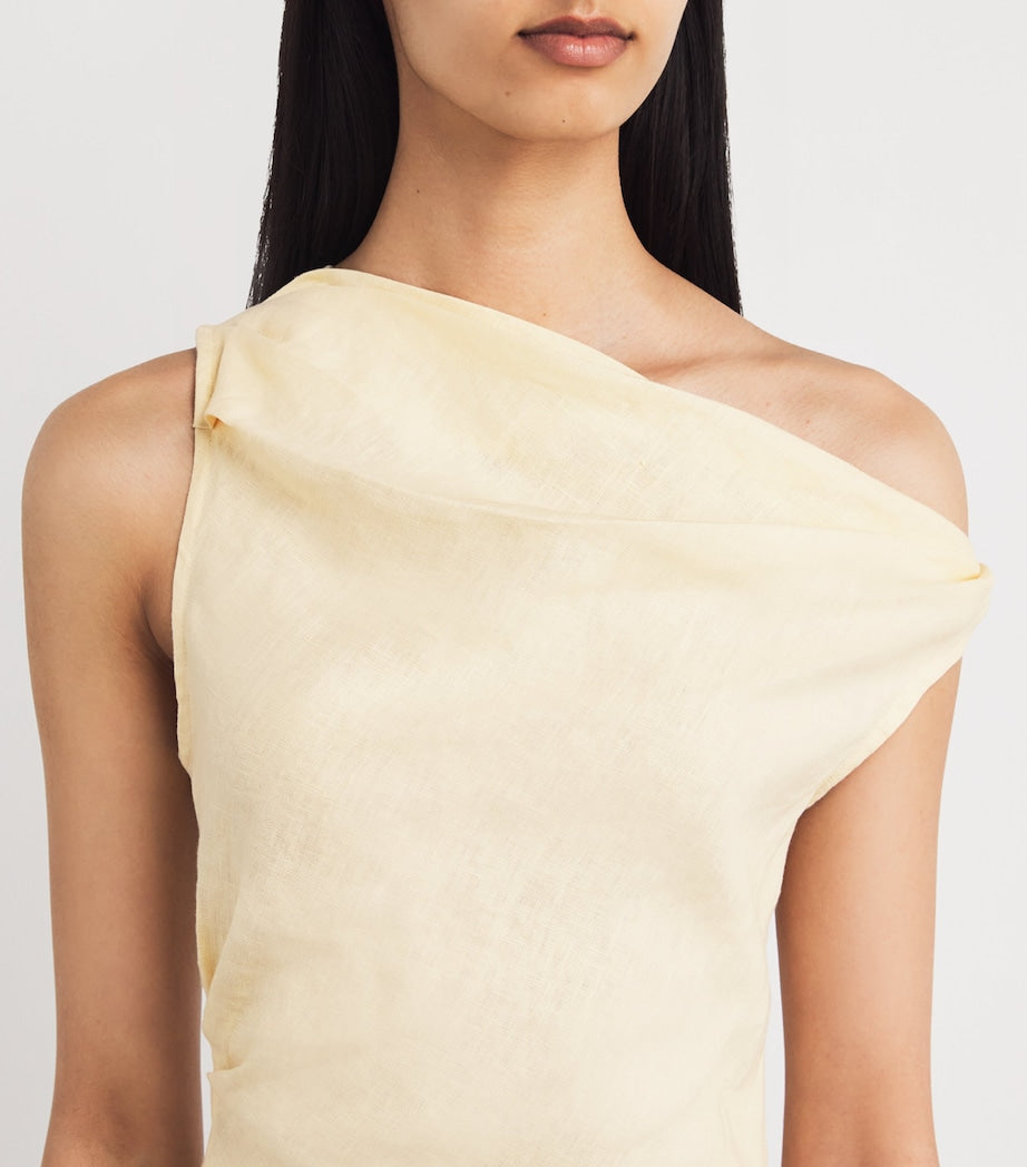 Faithfull the Brand Linen Suis Mini Dress