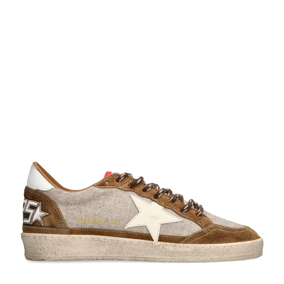 Wool-Suede Ball Star Sneakers