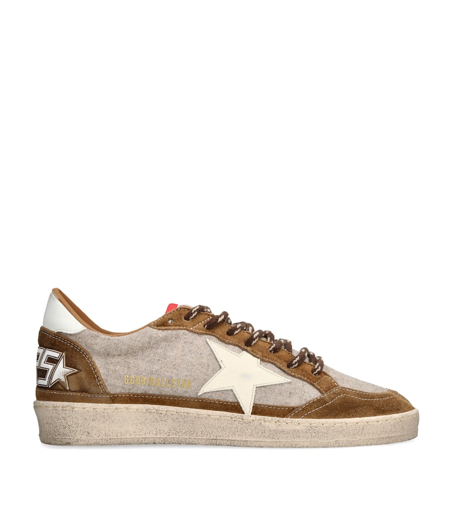 Wool-Suede Ball Star Sneakers