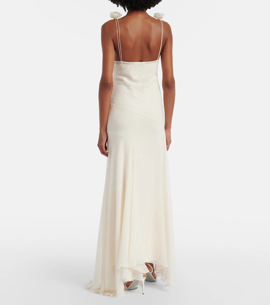 De La Vali - Bridal Dia silk chiffon gown