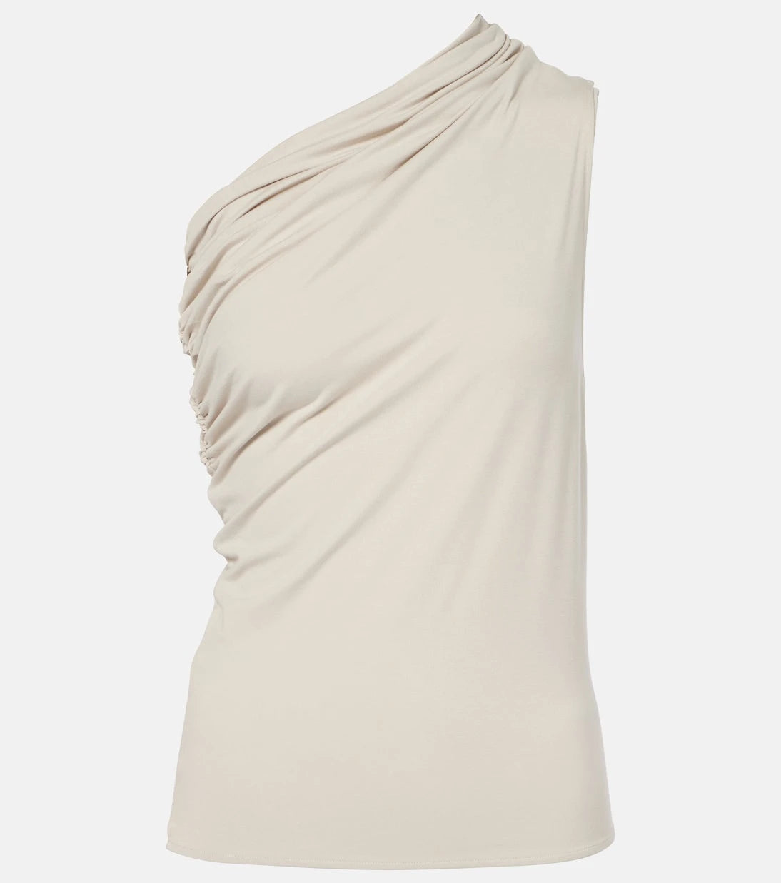Entire Studios - Pillar ruched one-shoulder jersey top