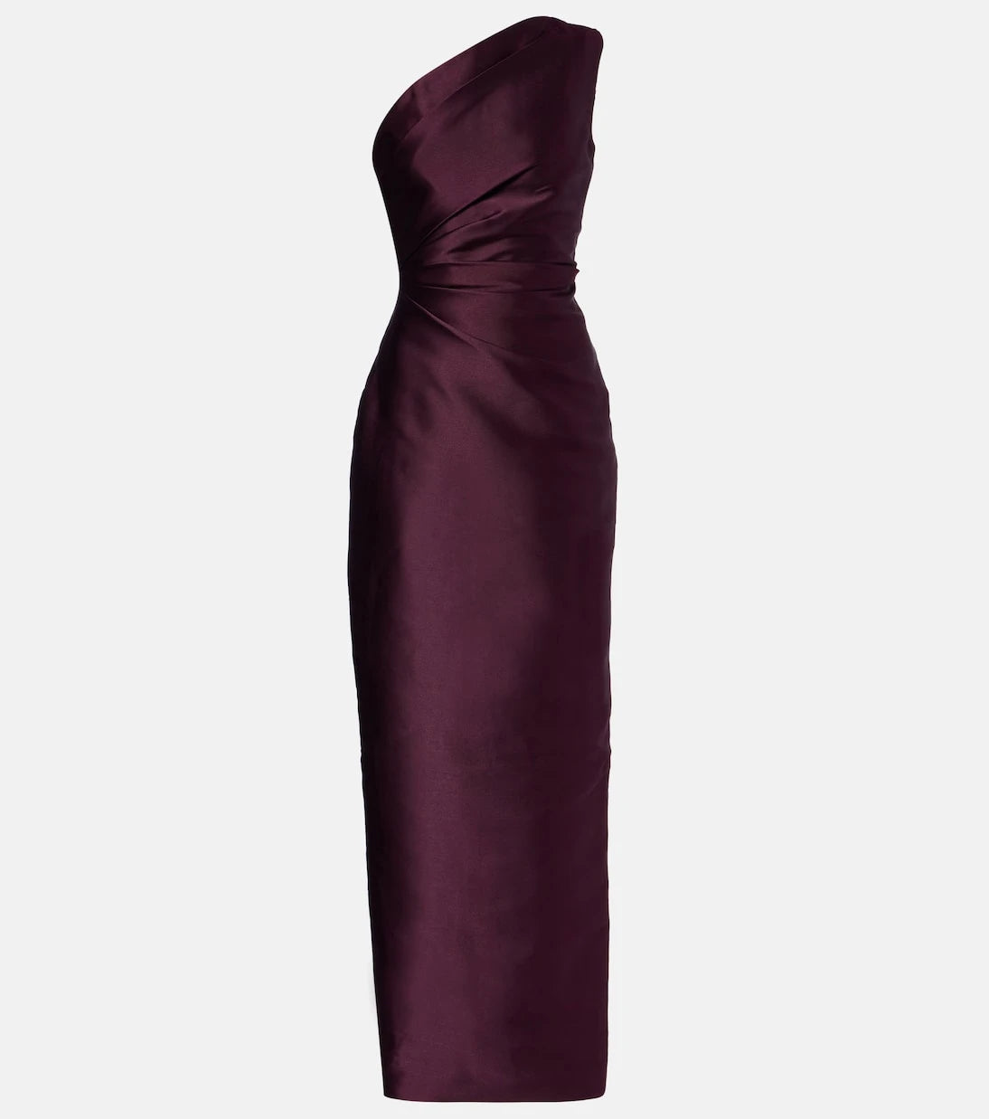 Solace London - Kira gathered twill gown