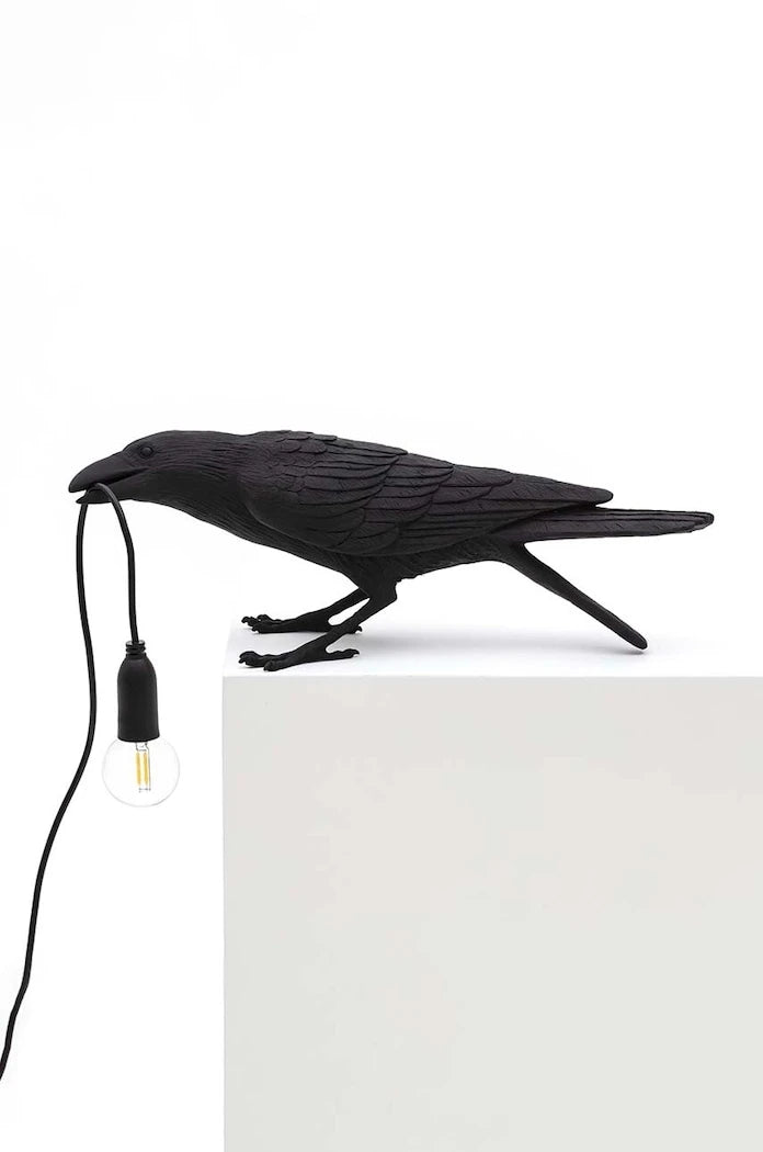 Seletti Bird Lamp Black Playing Masa Lambası