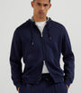 Terry Cotton-Cashmere-Silk Zip-Up Hoodie