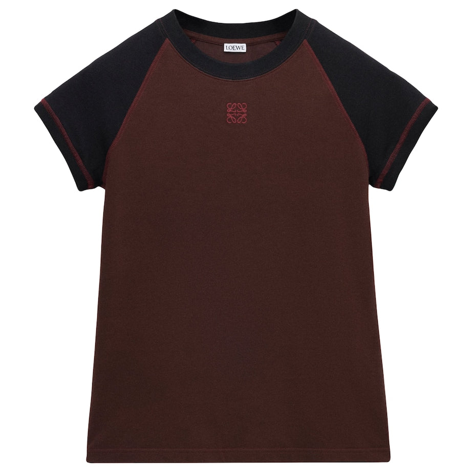 LOEWE Black Cotton-Blend Slim T-Shirt