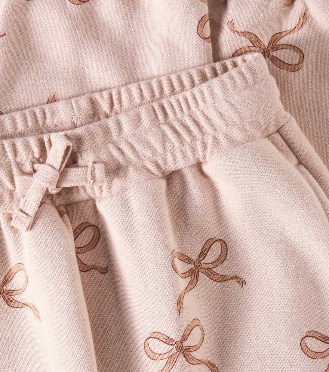 Rylee + Cru - Bows cotton-blend sweatpants