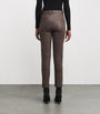Joseph Brown Leather Coleman Trousers
