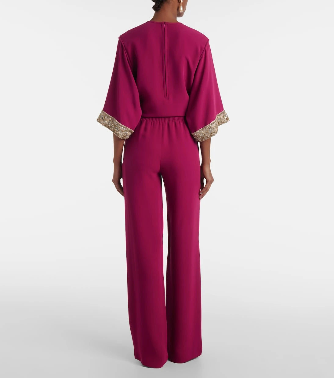 Valentino - Cady Couture wide-leg pants