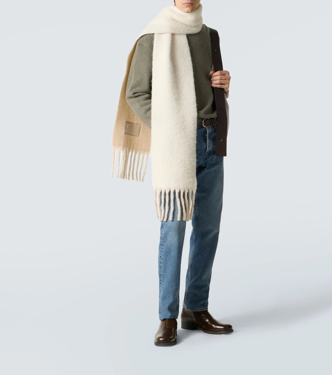 Frame - Mid-rise straight jeans