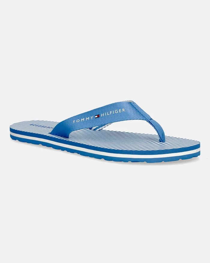 Tommy Hilfiger Kadın Parmak Arası Terlik TH ITHACA STRIPE SUMMER SANDAL