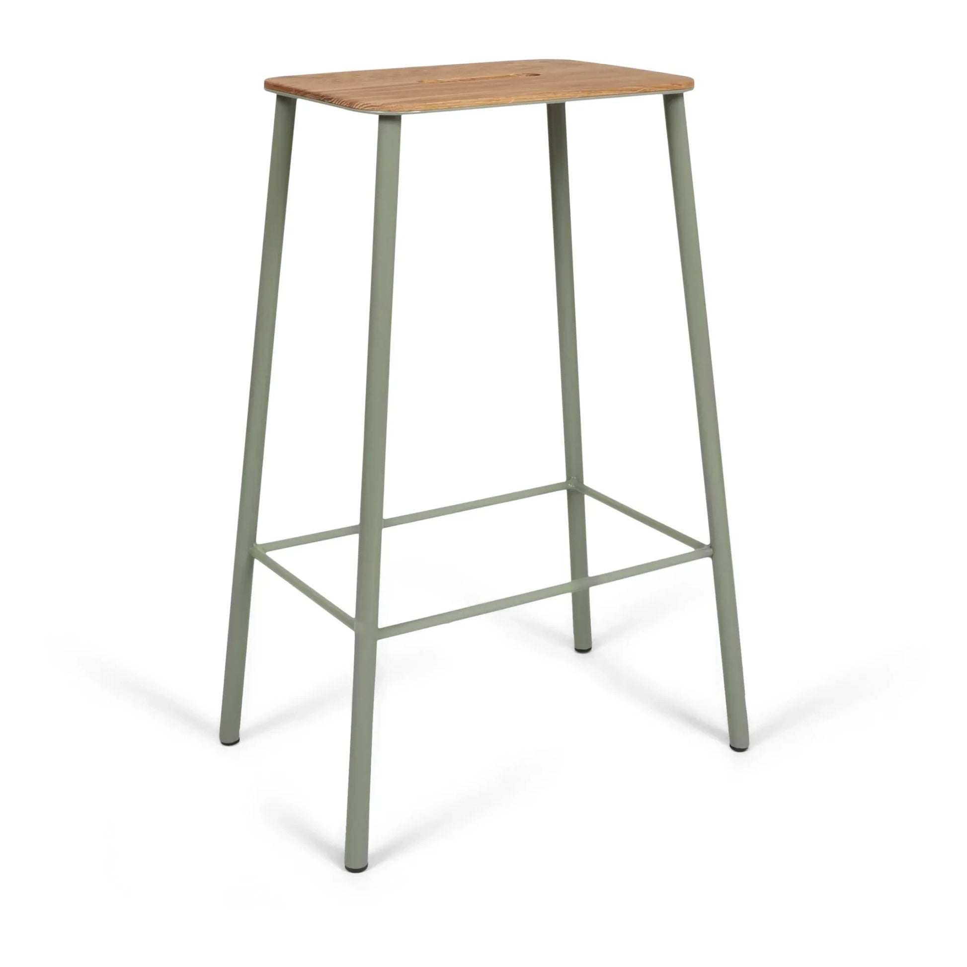 Frama - Adam Nyboder Stool, Wooden Seat | Green