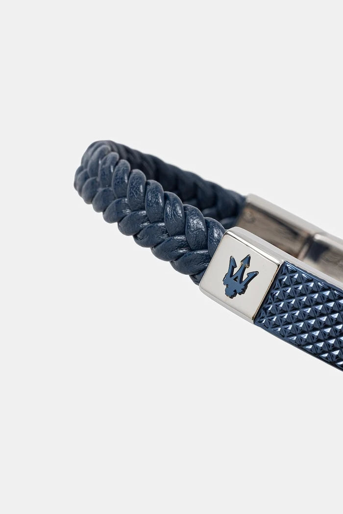 MASERATI гривна мъжка от кожа RECYCLED LEATHER