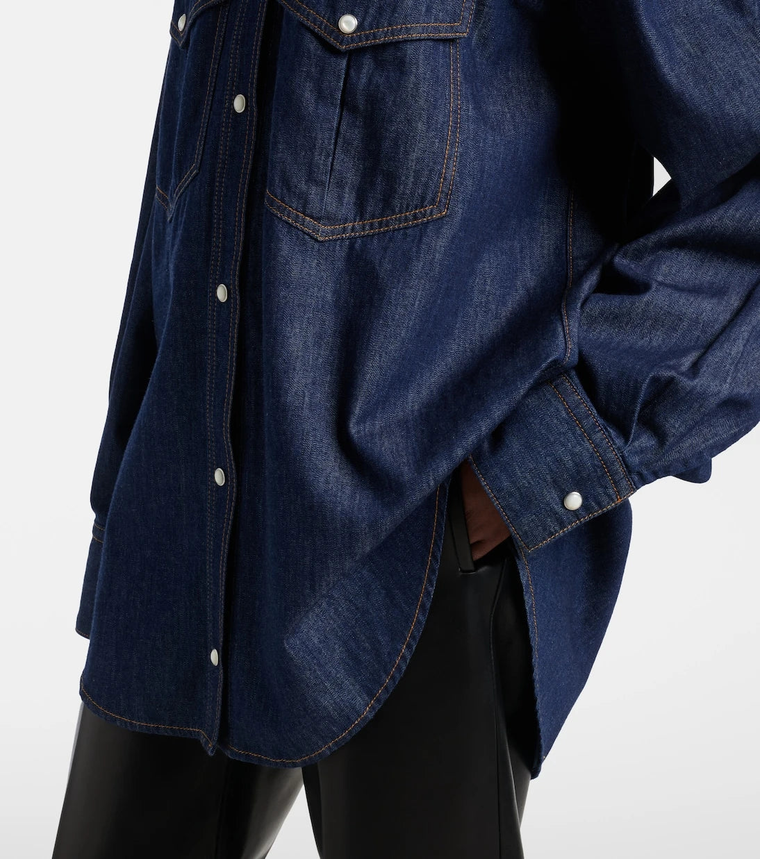 Khaite - Christensen oversized denim shirt