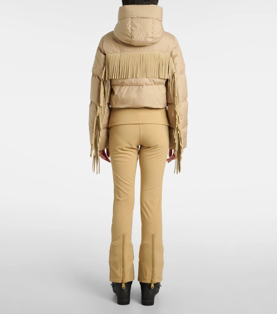 Goldbergh - Marna fringed down ski jacket