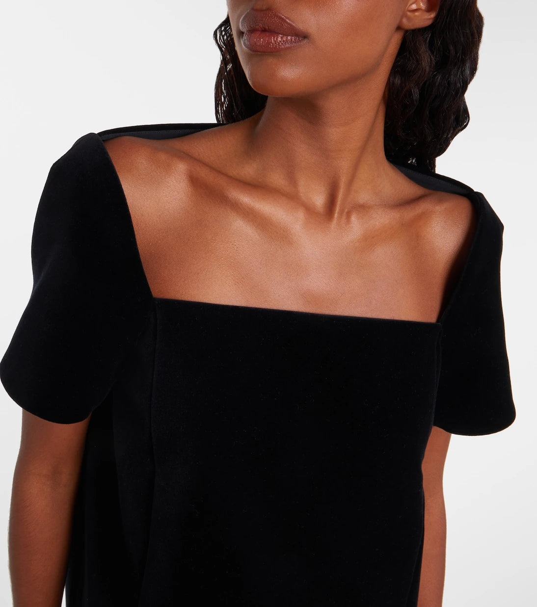 Khaite - Benji velvet minidress