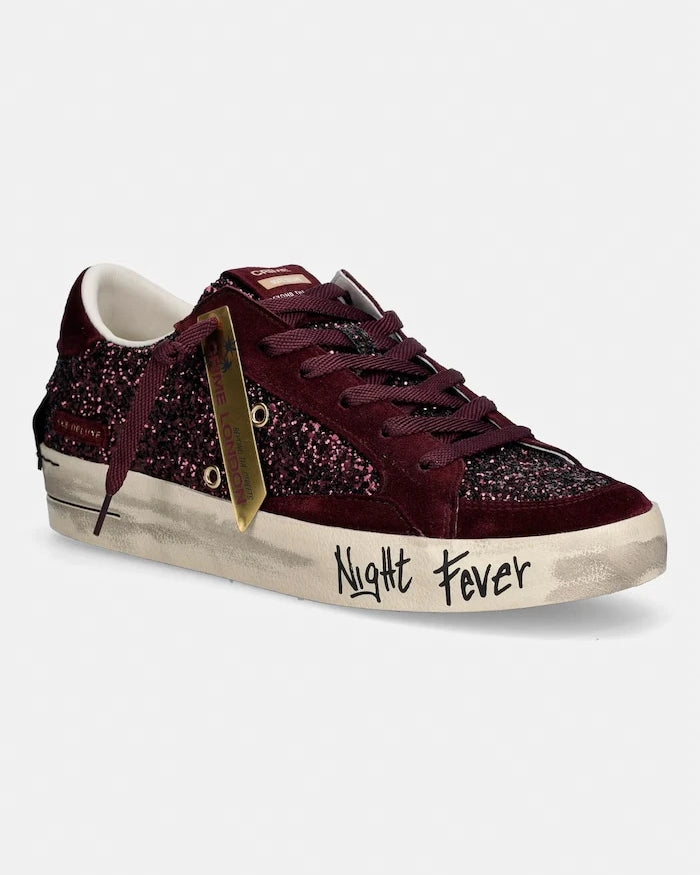 Crime London SK8 DELUXE маратонки дамски от велур
